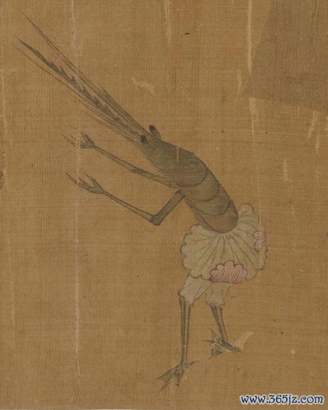 “穿短裙打底裤的虾”出自哪幅画